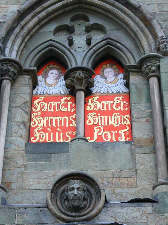 Trondheim Cathedral entrance